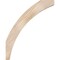 Ekena Millwork 5 1/2"W x 26"D x 32"H Thorton Smooth Knee Brace, Douglas Fir BRC06X26X32THR00SDF - alternate 3